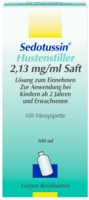 SEDOTUSSIN Hustenstiller Saft