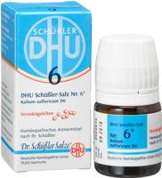 BIOCHEMIE DHU 6 Kalium sulfuricum D 6 Globuli