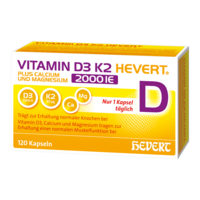 VITAMIN D3 K2 Hevert+Calcium u.Magnes.2000 IE Kps.